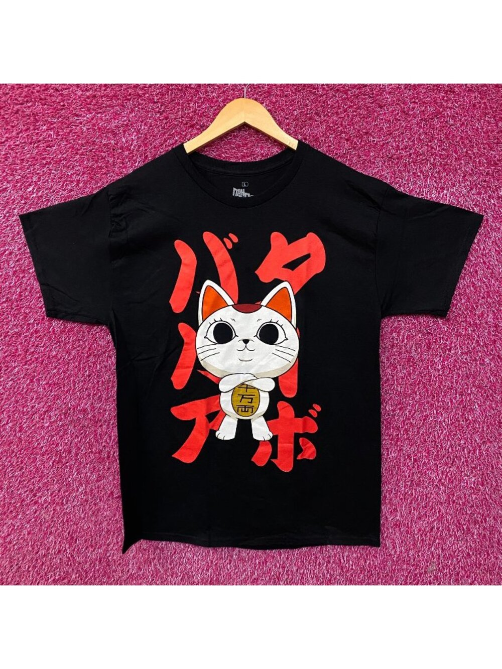 Dandadan Turbo Granny Cat Chibi Anime Graphic T-Shirt Large
